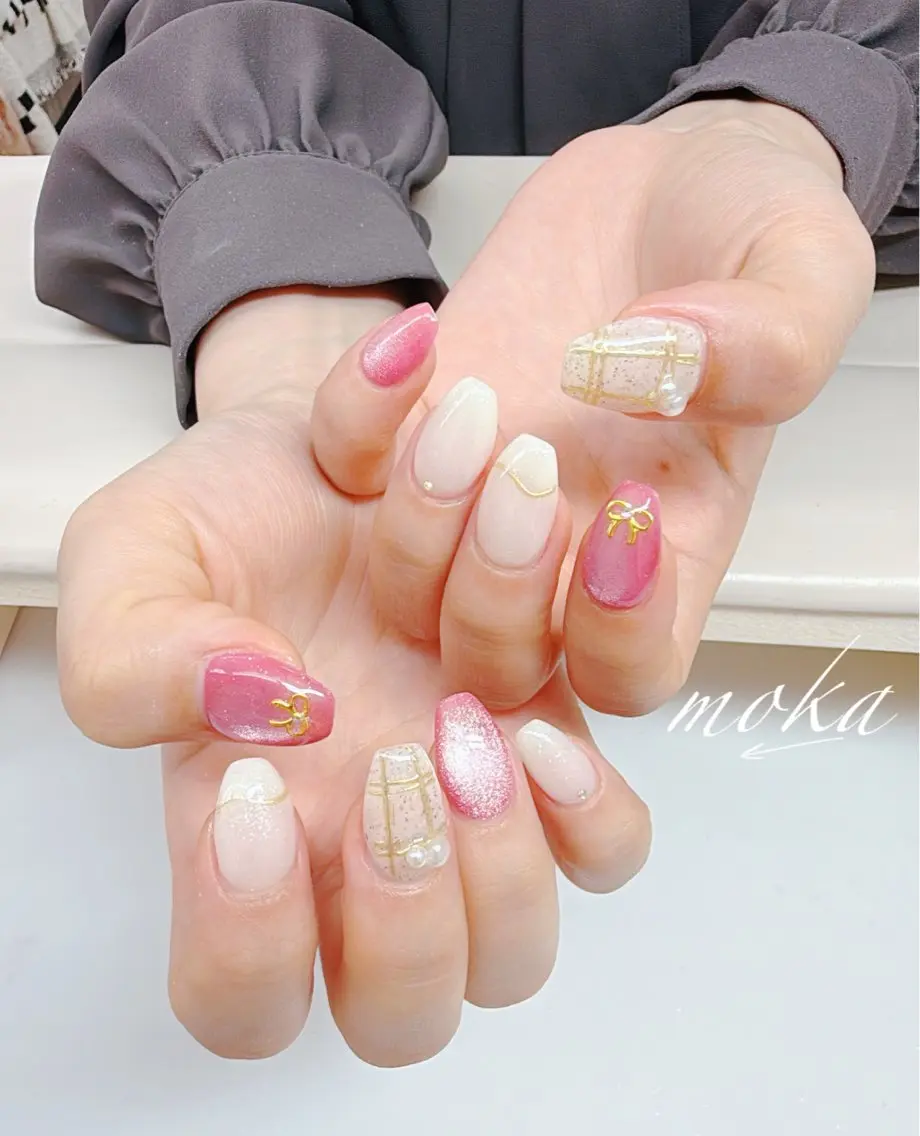 ネイル ハンドネイル ハンドケア 胡蝶蘭レディースサロ ンNailMOKAのネイルデザイン