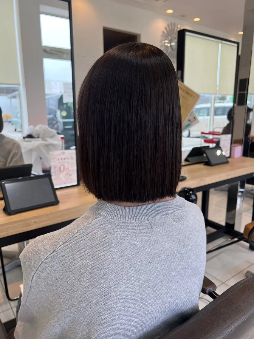 ミディアム 石川 蓮汰朗のヘアスタイル