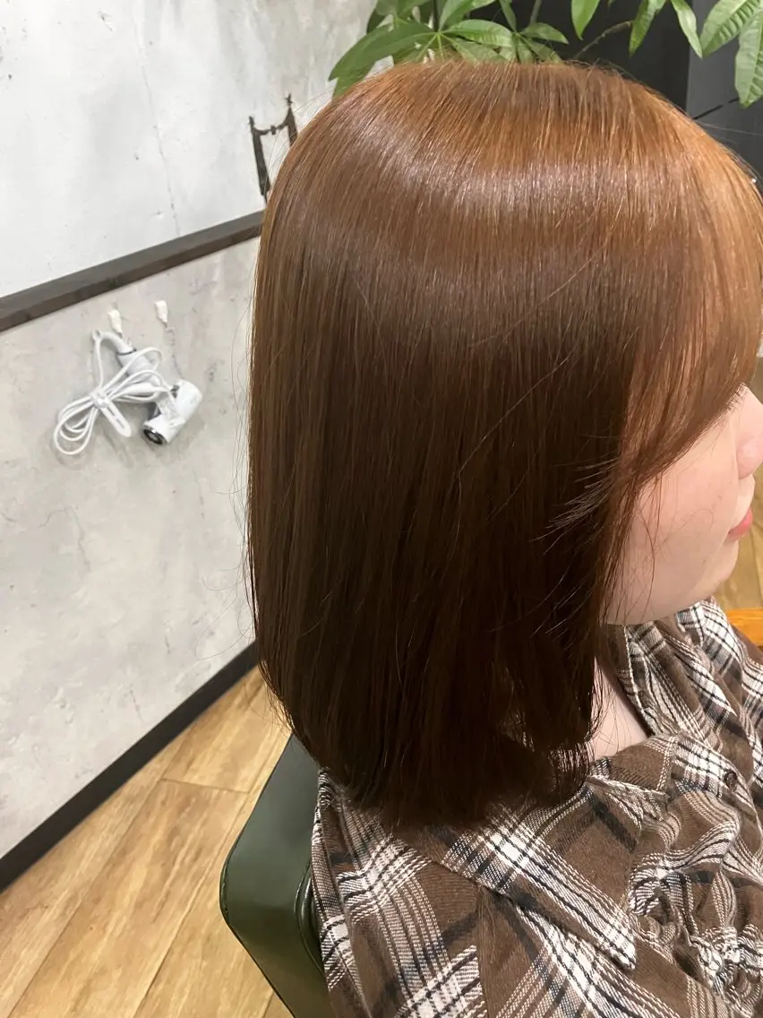 カラー ブリーチ ブリーチなしカラー pifdesign ⭐︎mikikoのヘアスタイル