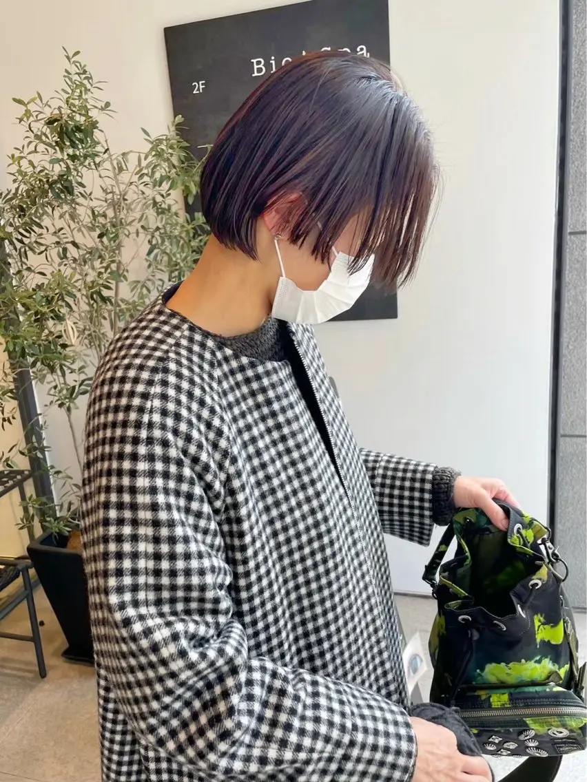 カラー ブラウンカラー ナチュラルブラウン ✨カット&パーマ✨ 川西詩乃のヘアスタイル
