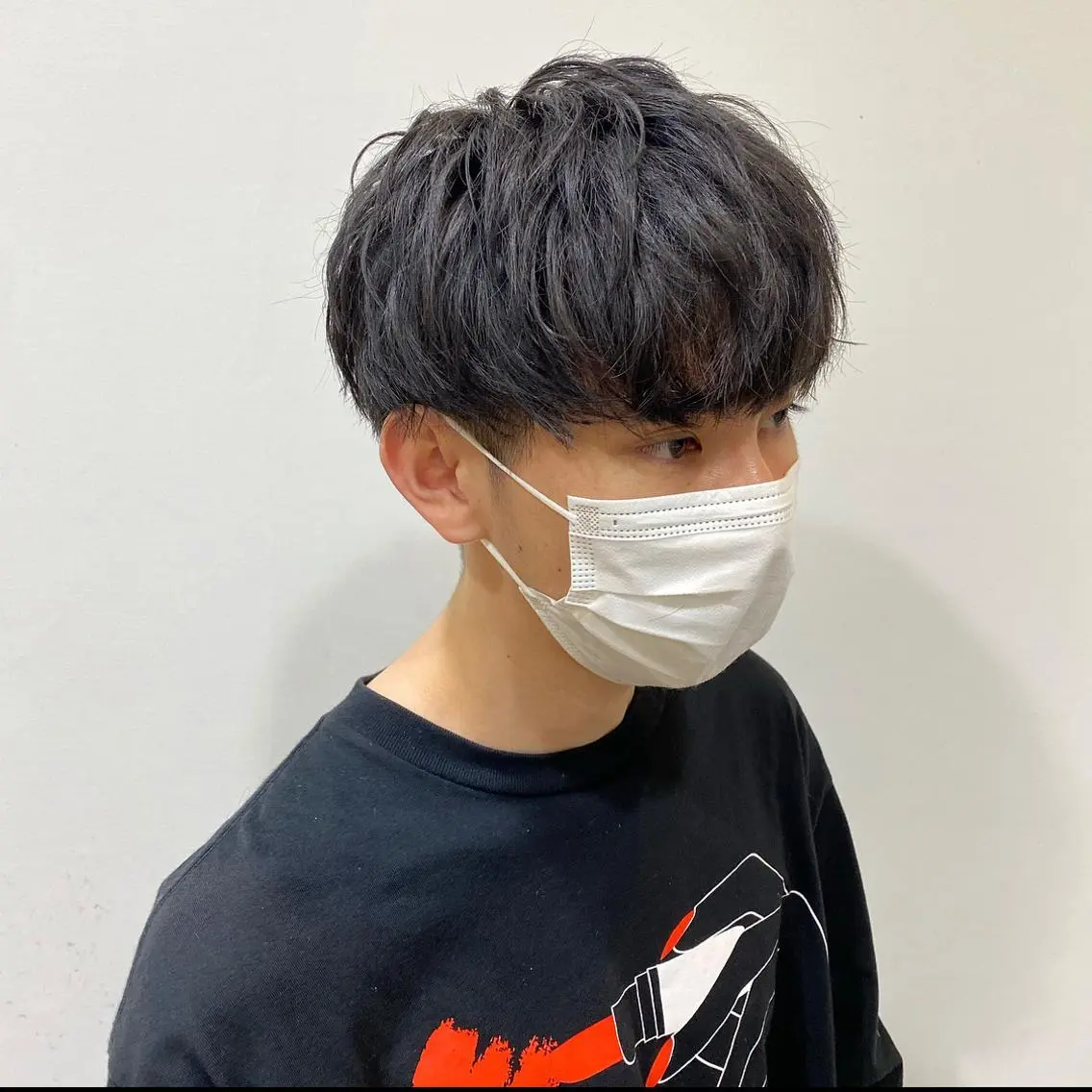 メンズ マッシュ JINKIメンズ特化 メンズカットパーマのヘアスタイル