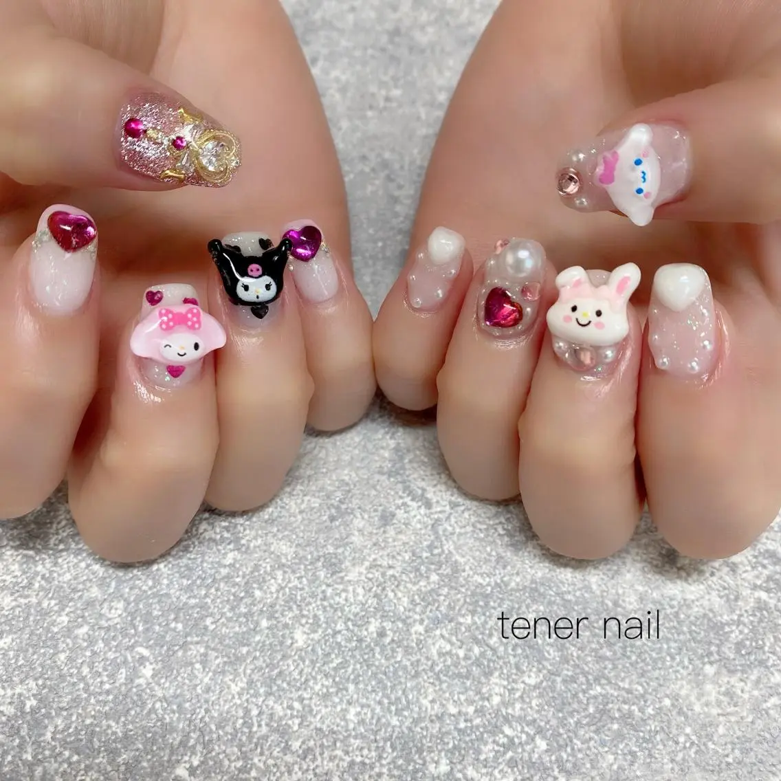 ネイル 持ち込み テネルネイル tener nailのネイルデザイン