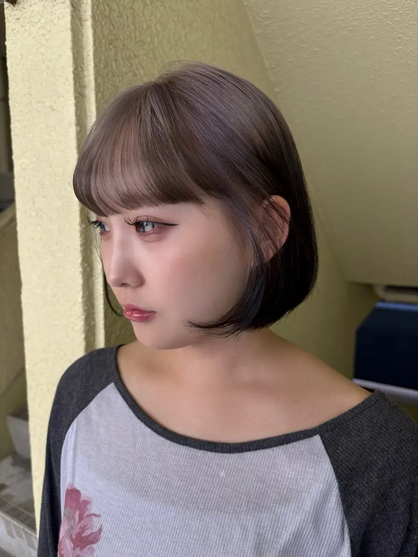 カラー ヘアカラー 🪺透明感カラー/ 暖色/カエデ🪺のヘアスタイル