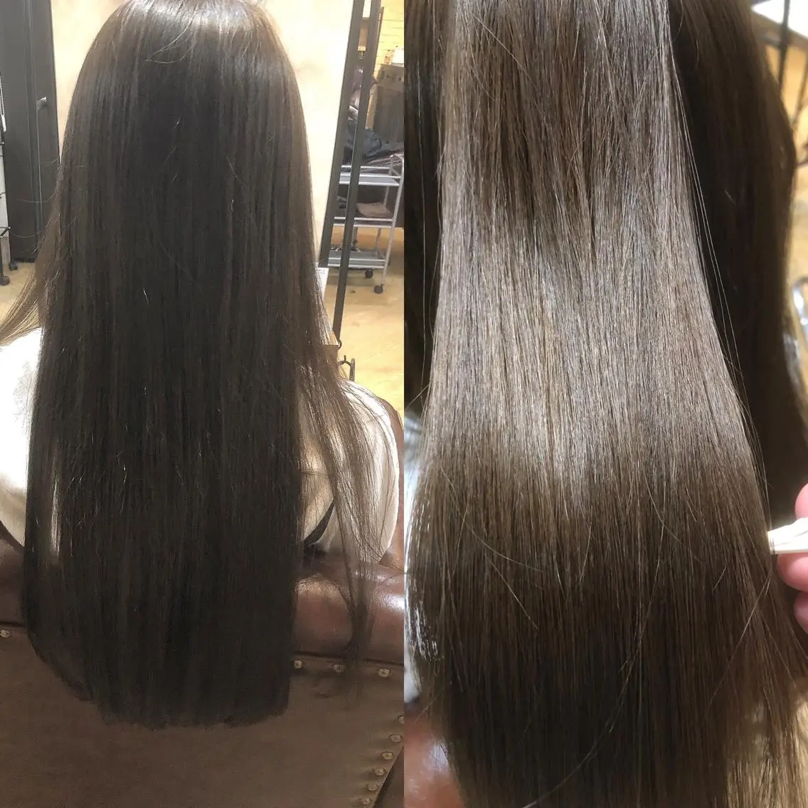 ミニモ限定🔔カット+ダメージレスイルミナカラー(アディクシーカラー)+トリートメントの写真