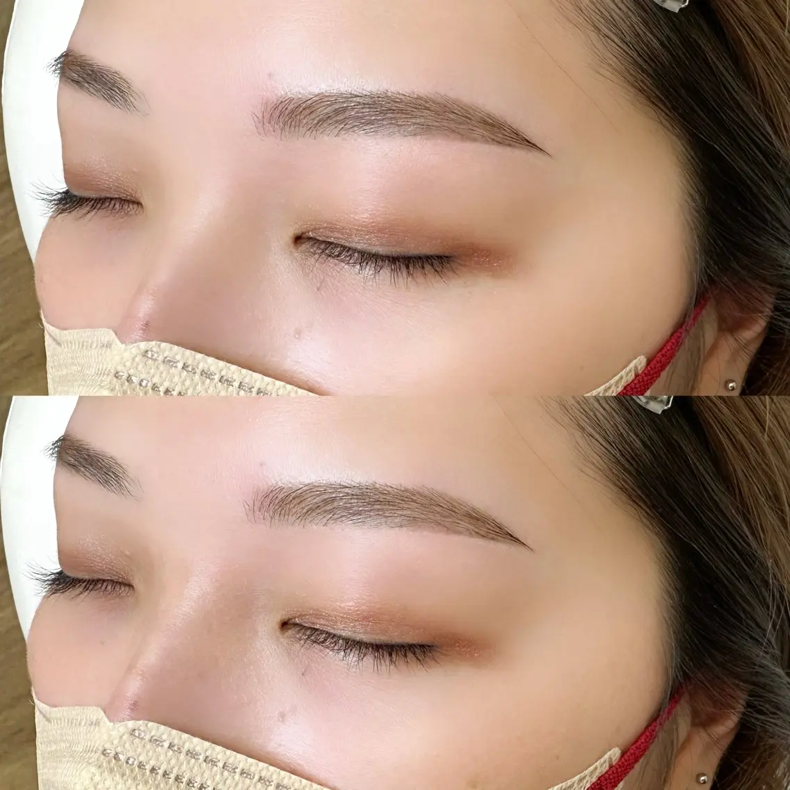 【当店人気No.1👑】美眉スタイリング+フェイスWAX脱毛✨(額orフェイスライン)の写真
