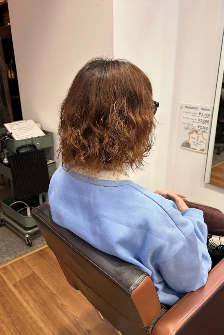 ミディアム レイヤーカット 原田 歩実のヘアスタイル