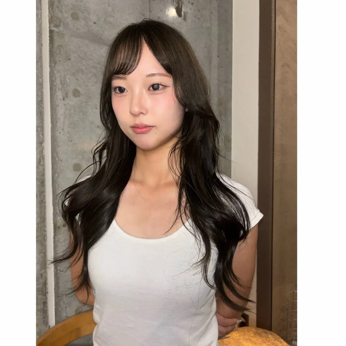 カラー ヘアカラー 佐藤 穂果のヘアスタイル