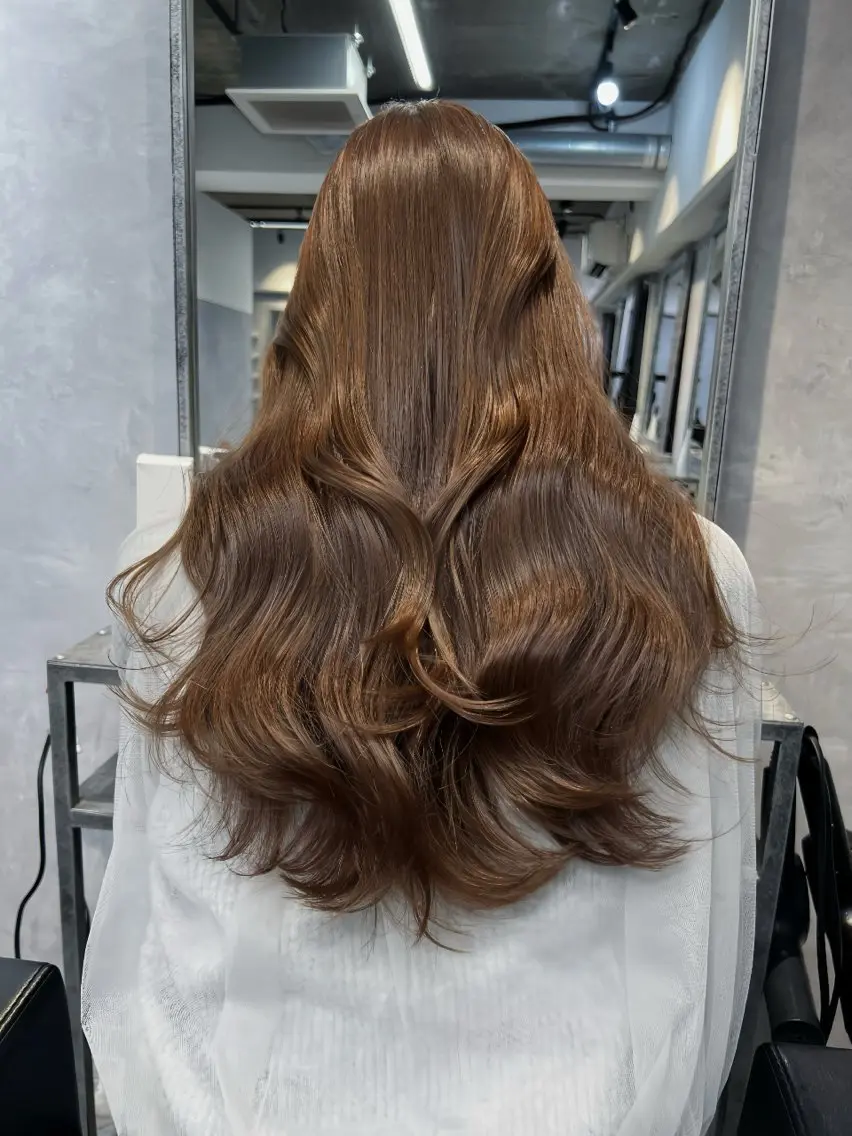 ロング カラー 透明感カラー ヘアカラー 透明感/レイヤー 🇰🇷tomonaのヘアスタイル