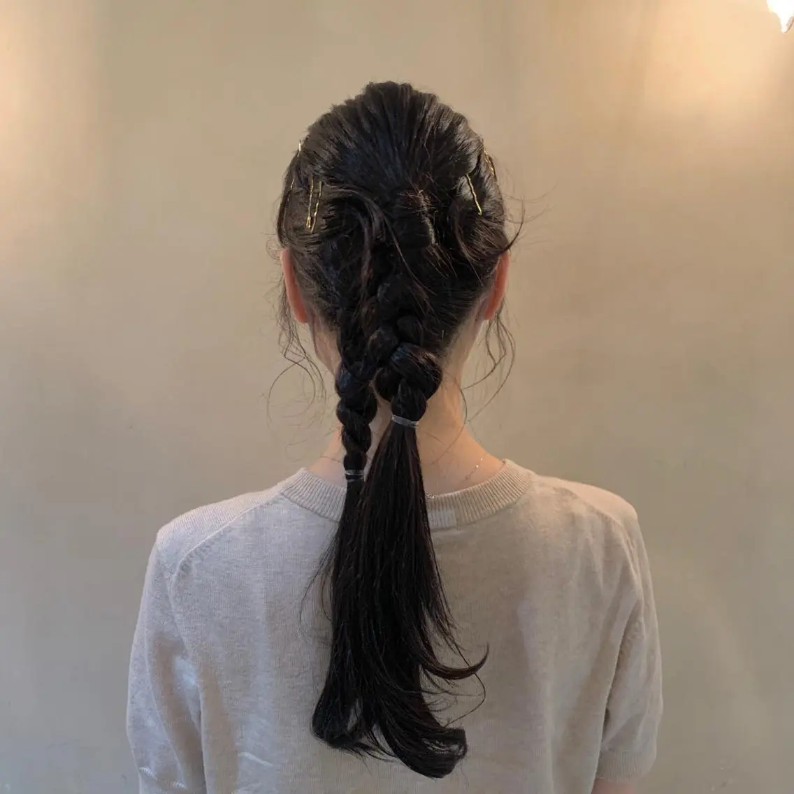 カラー ヘアアレンジ 透明感カラー オーガニックカラー 桃果 momokaのヘアスタイル