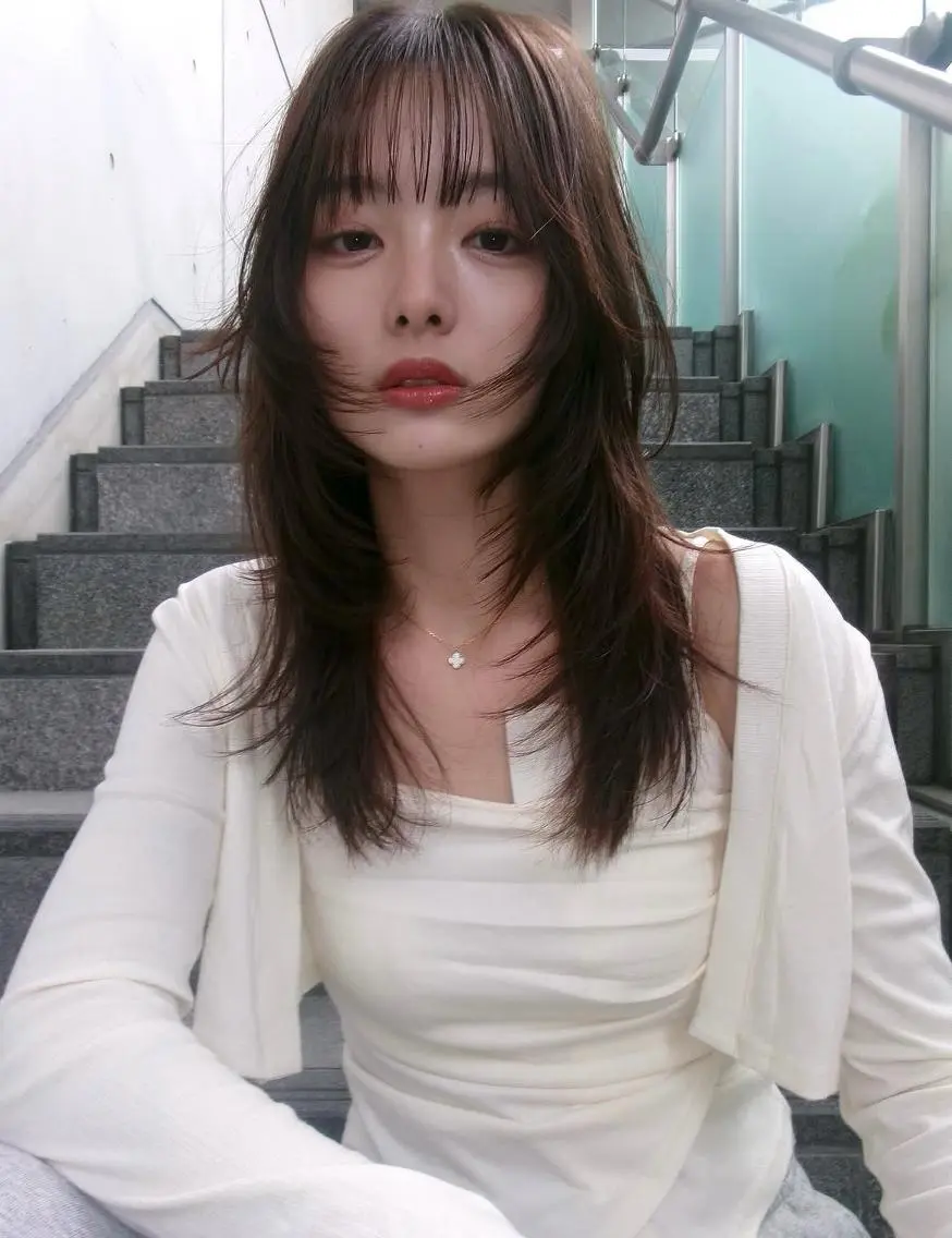 ✂️似合わせカット✨韓国レイヤー/顔周りカットが得意💇♀️【立川】の写真