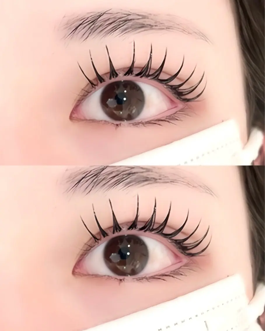 💍LEDパリエク💍 (マツエク100本+まつ毛パーマ)束感コーティング付の写真