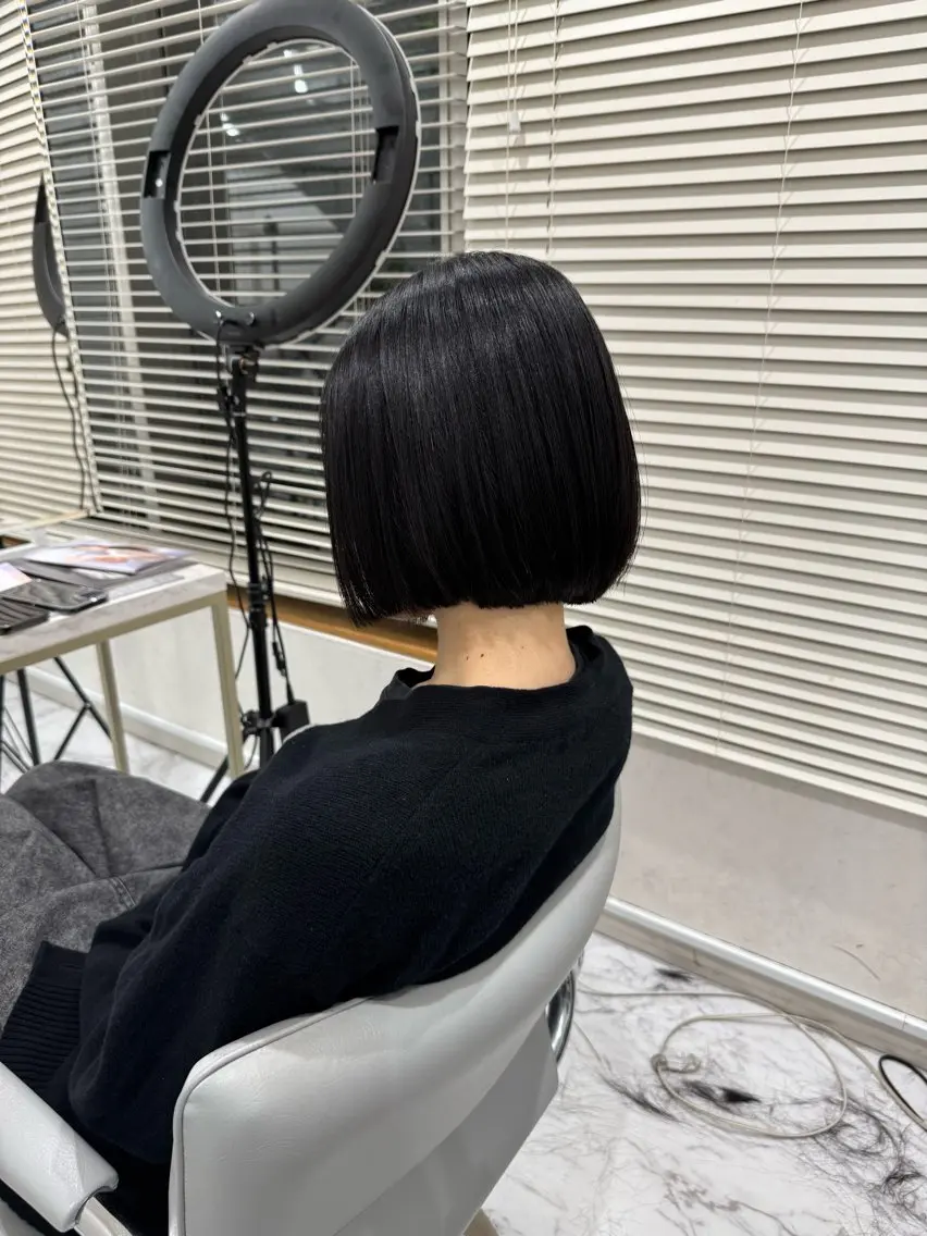 ショート カラー ボブ カット ヘアカラー トリートメント sakai toshinoriのヘアスタイル