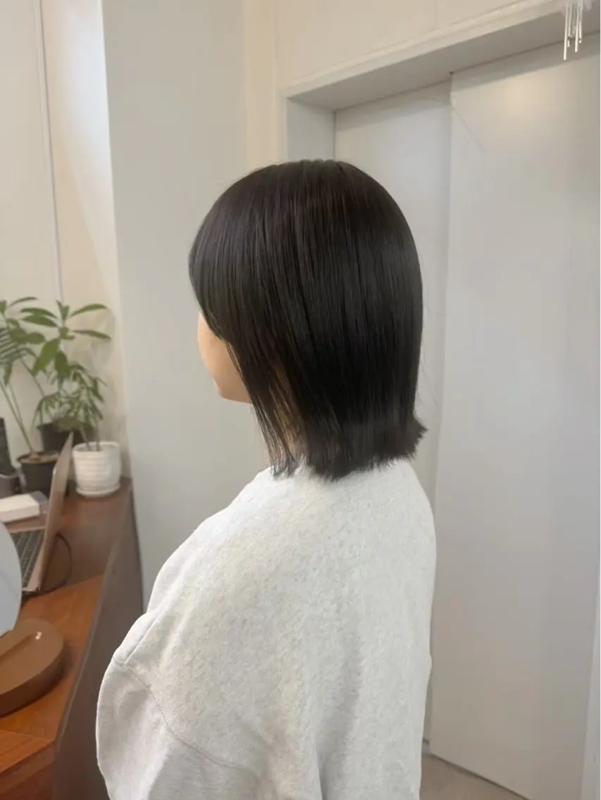 ミディアム パーマ トリートメント ヘアセット 🫧透明感カラー/ 髪質改善/縮毛/🫧のヘアスタイル