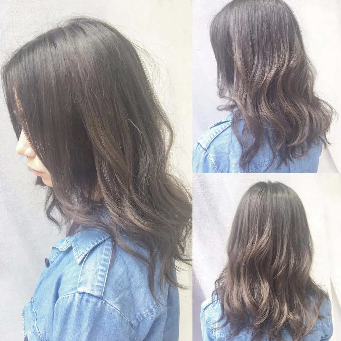 ミディアム セミロング ロング カラー 高橋 隆一のヘアスタイル