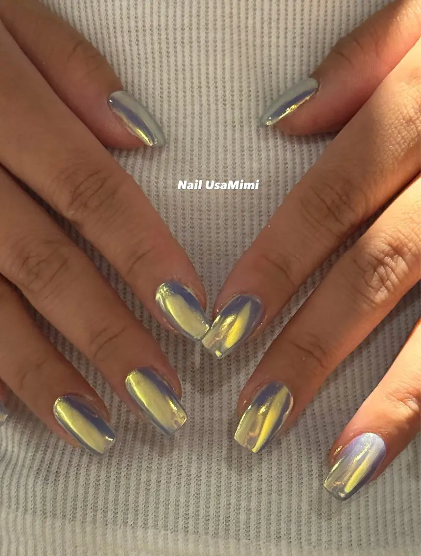 ネイル オーロラネイル 本町ネイルNail UsaMimiのネイルデザイン