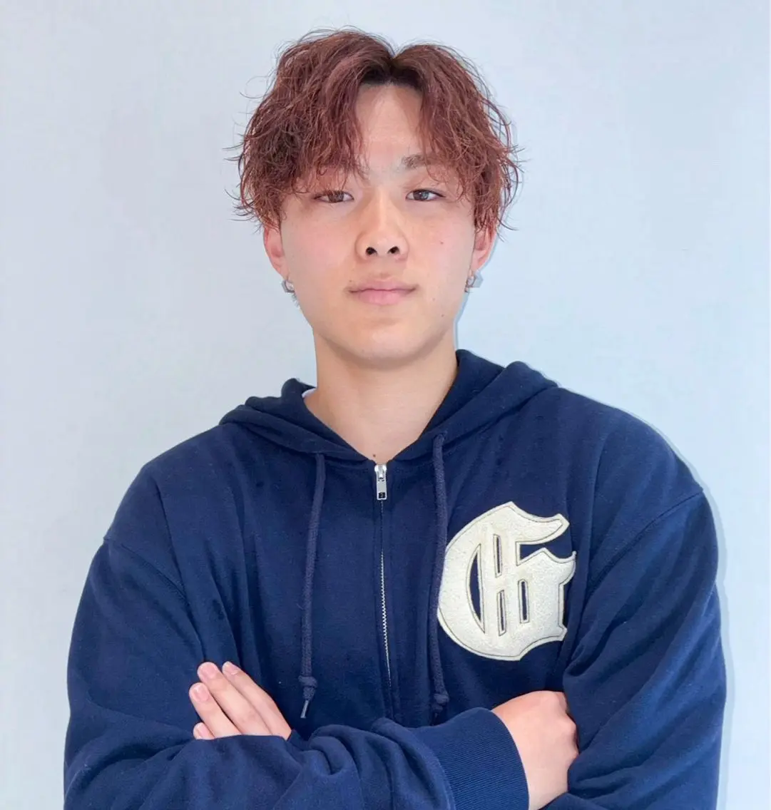 メンズ メンズパーマ カット パーマ 安藤 琢真のヘアスタイル