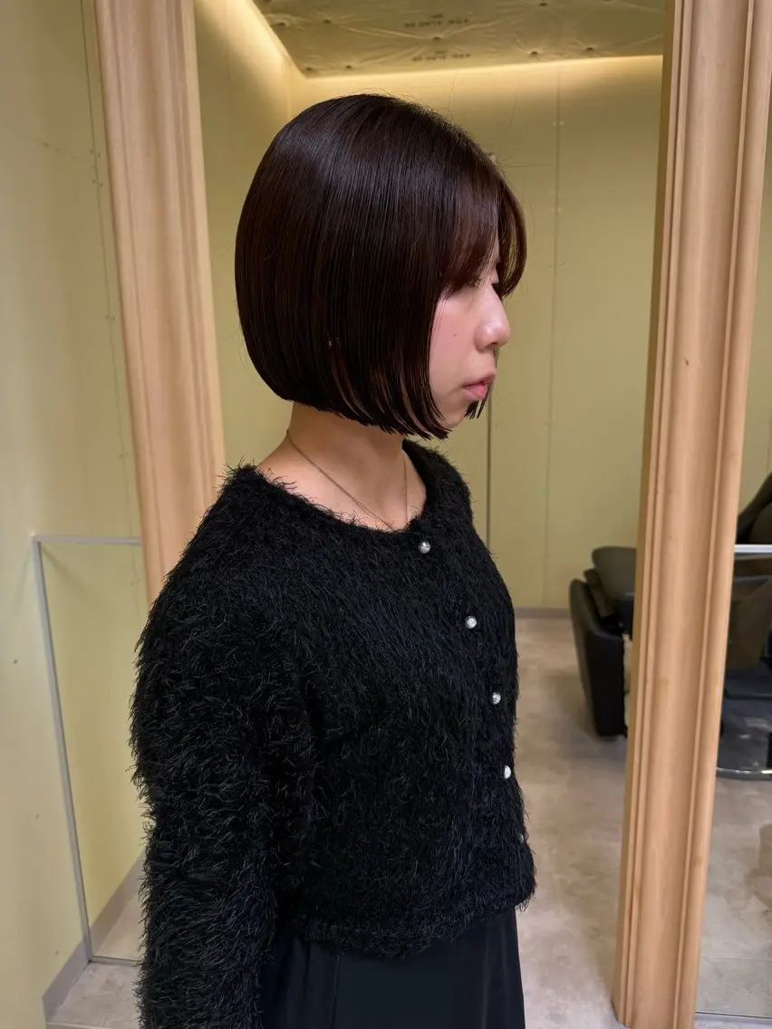 ショート カラー カット ヘアカラー 伶風/ ボブのヘアスタイル