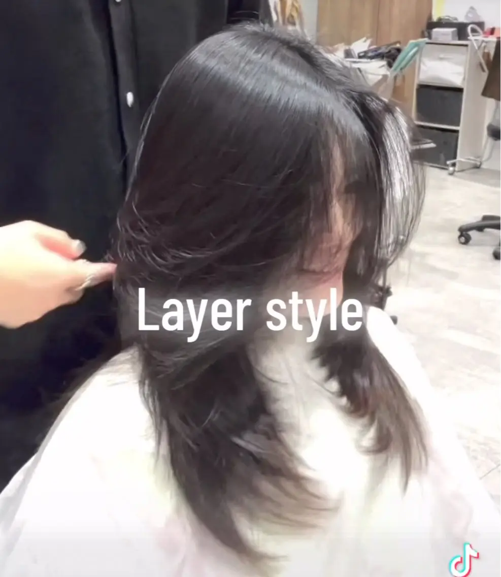 ロング カット トリートメント 石井良典 髪質改善のヘアスタイル