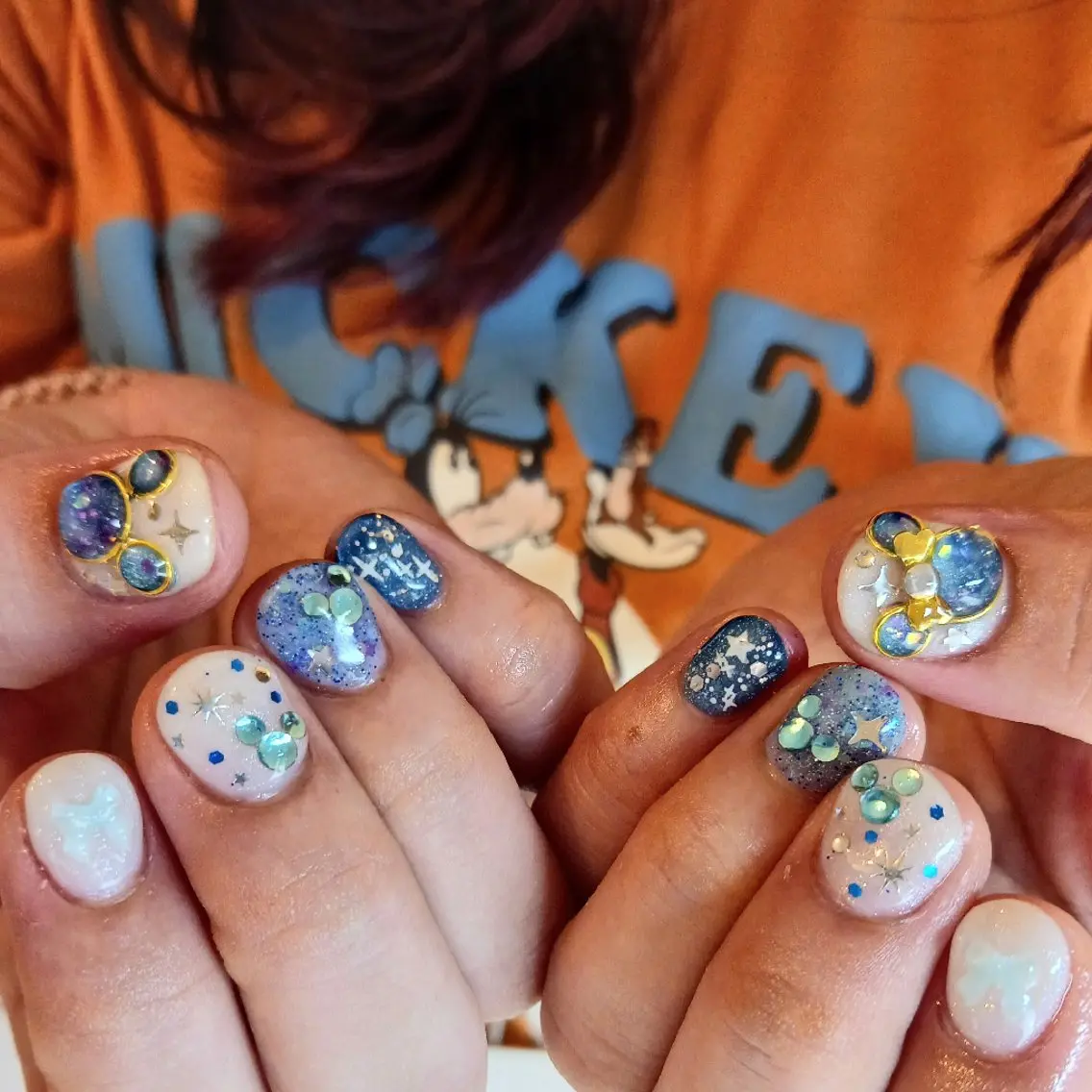 ネイル ショートネイル 夏ネイル ハンドネイル 平尾駅前/持込み専門 /owlnailのネイルデザイン