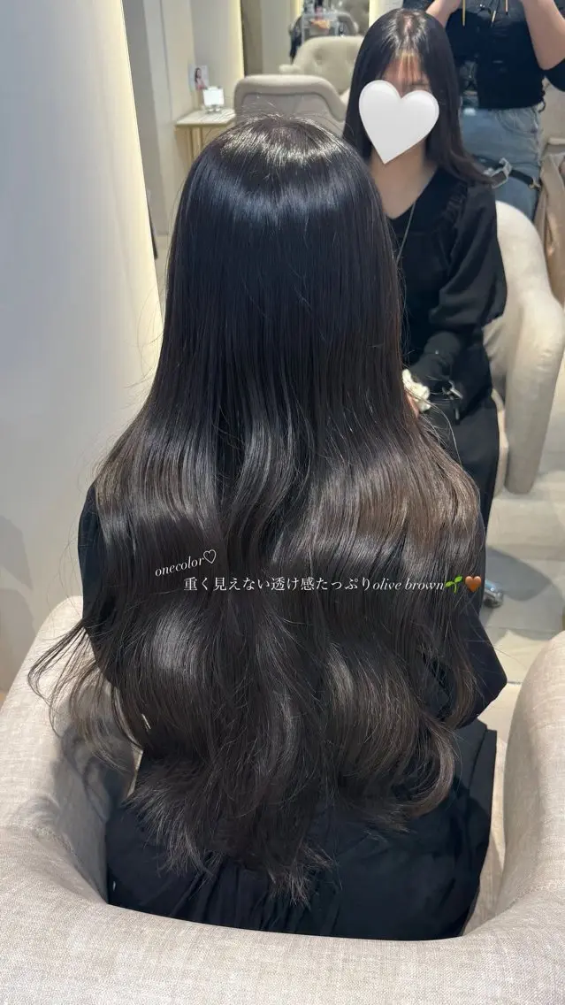 ロング 月村 莉乃のヘアスタイル