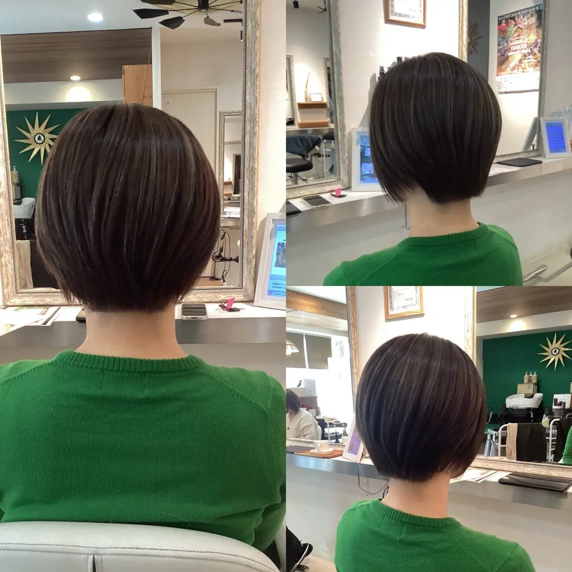 ショート カット ヘアカラー hair bonitaのヘアスタイル
