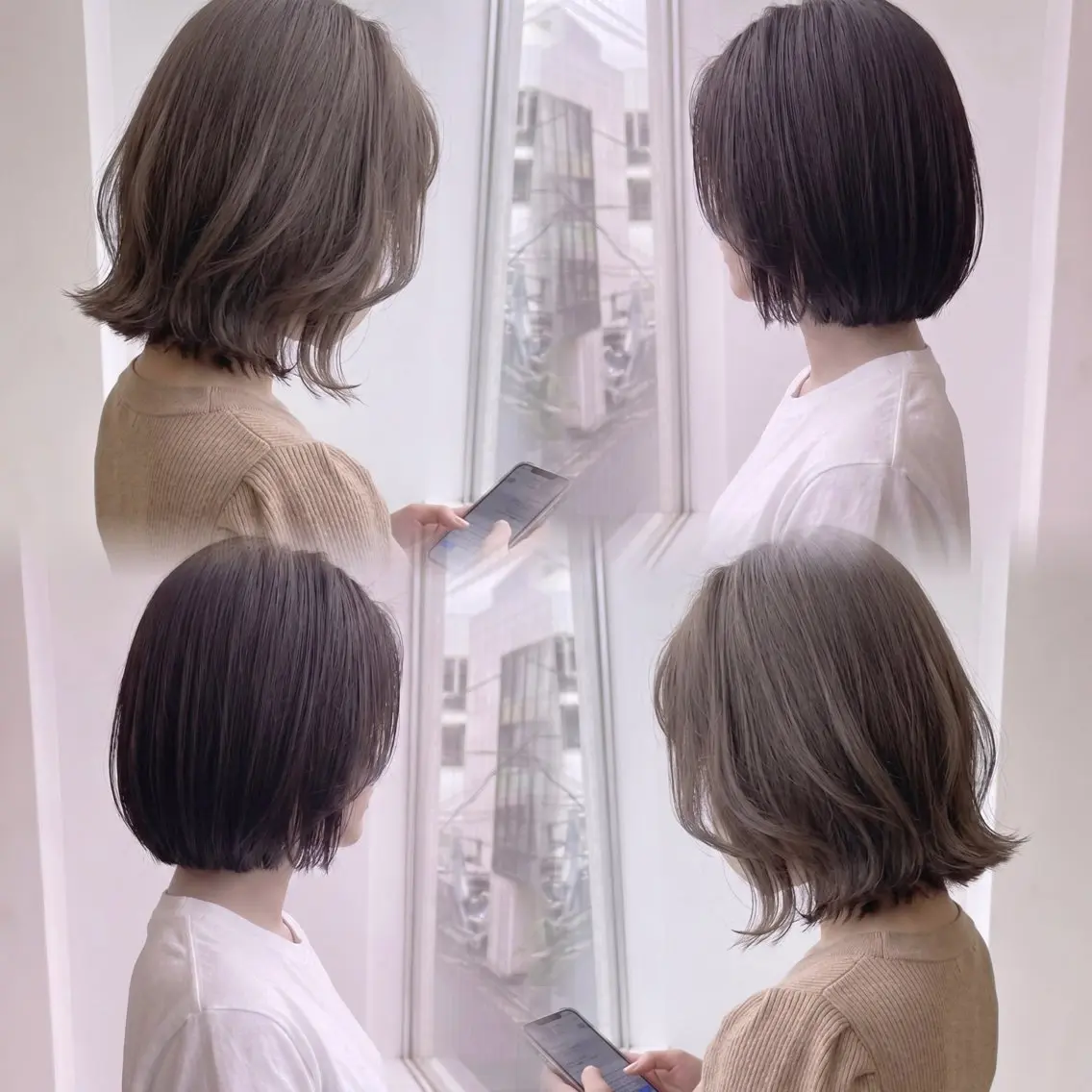 ミディアム 💖盛れる前髪顔周り 🫧似合わせレイヤーのヘアスタイル