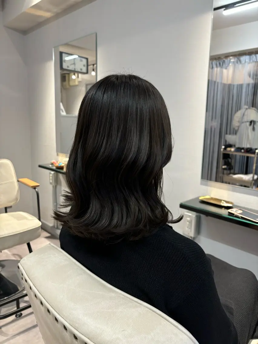 ミディアム 🎀クロスパーマ/ ボブ🎀MOMONAのヘアスタイル