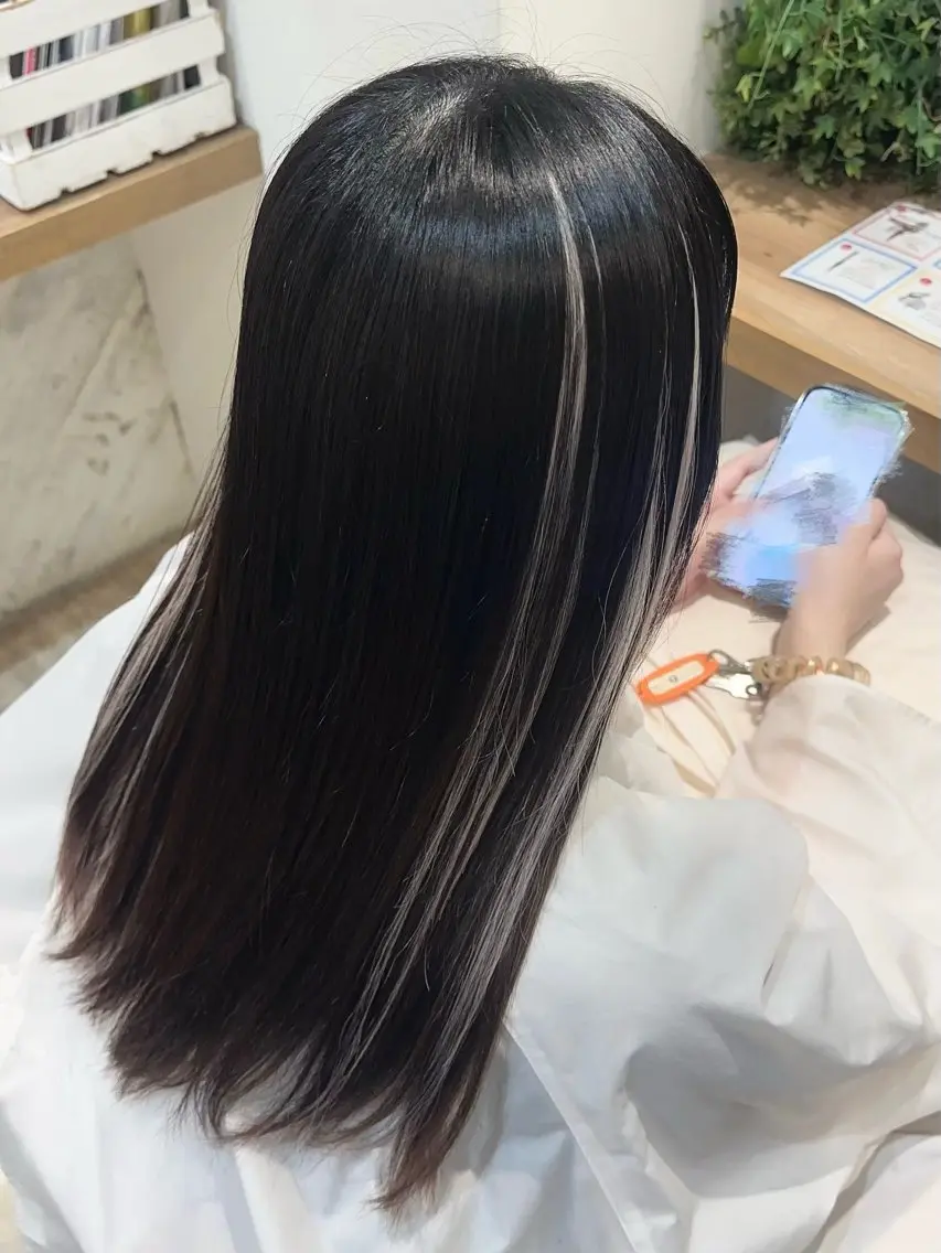 セミロング エクステ エクステ 横浜ヘアメ髪質改善 カラー🎀💘みさきのヘアスタイル