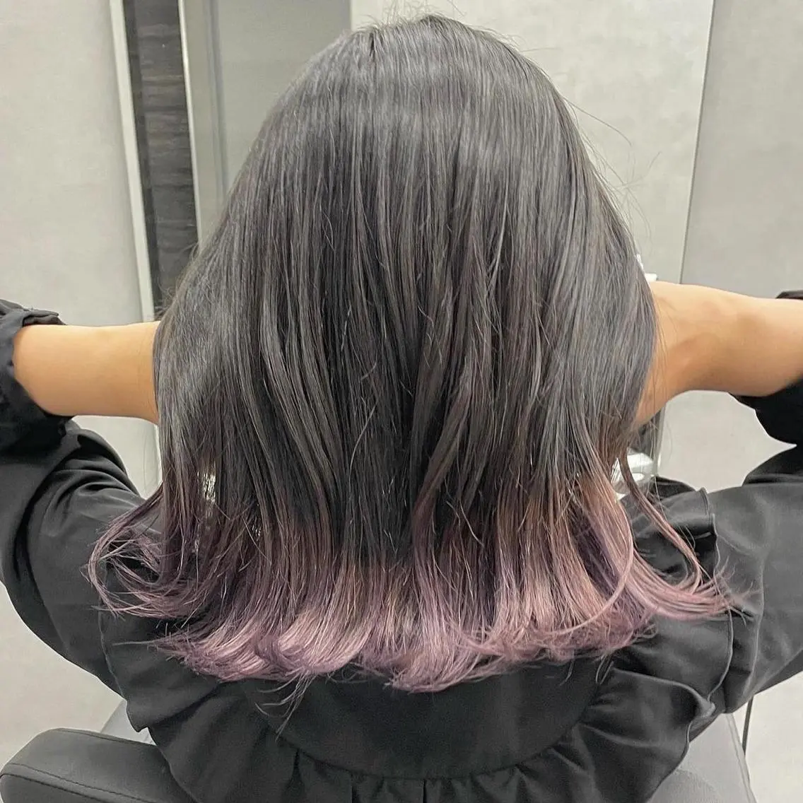 ミディアム 吉留愛加/ 似合わせカットのヘアスタイル