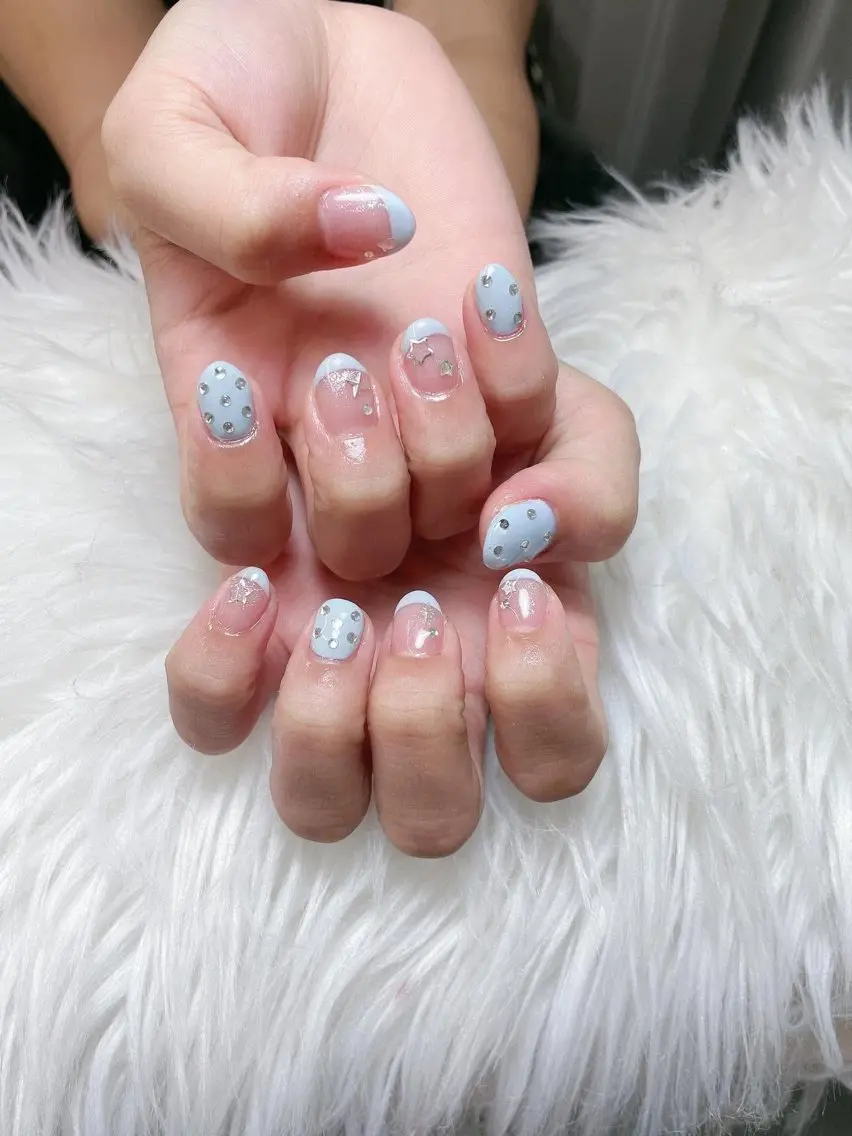 ネイル 長さ出し フレンチネイル グラデーション 韓国ネイル マグネットネイル ハンドネイル BT HEAVEN nailのネイルデザイン