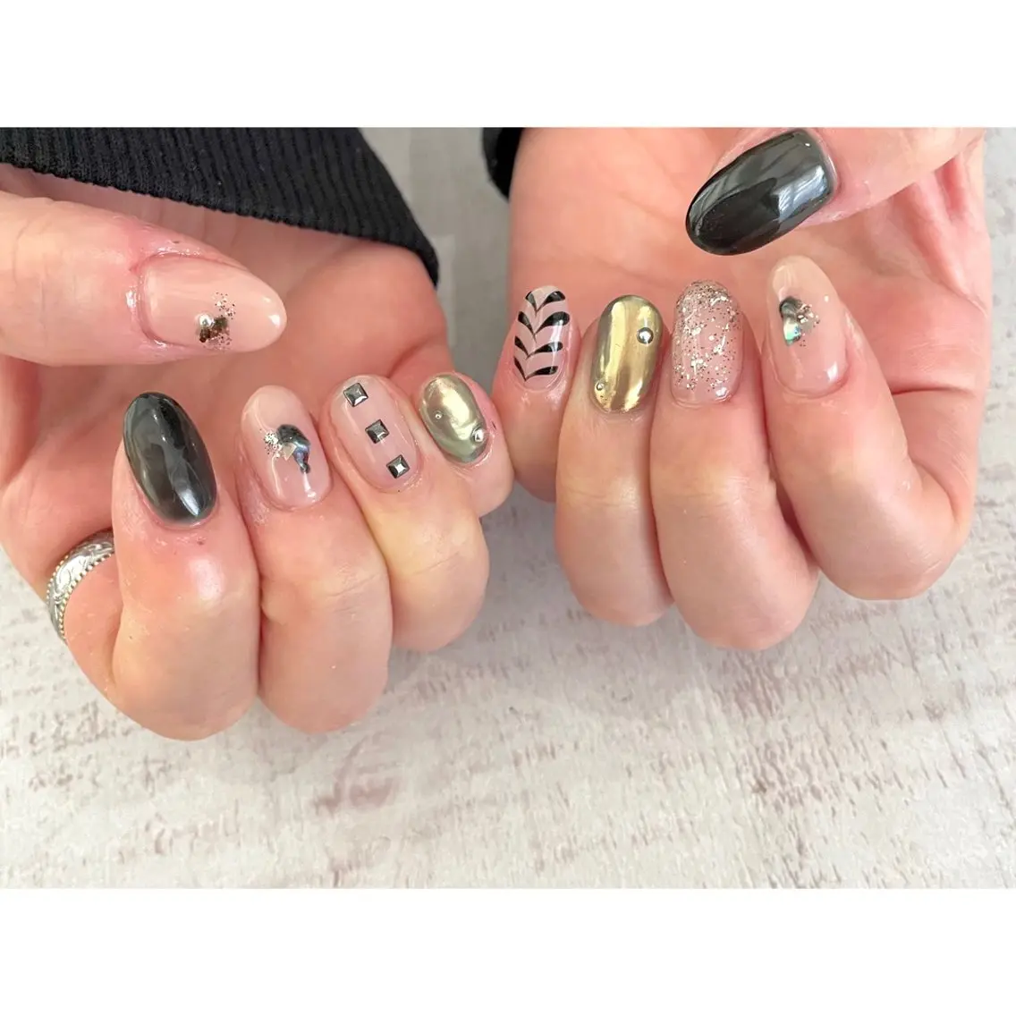 ネイル 𖡼 yumenoのネイルデザイン