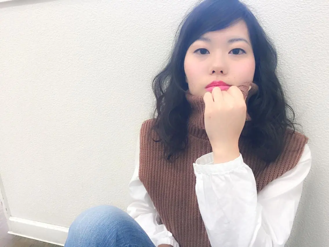 ミディアム セミロング パーマ 【滝川市 美容師】 髙橋昌也のヘアスタイル