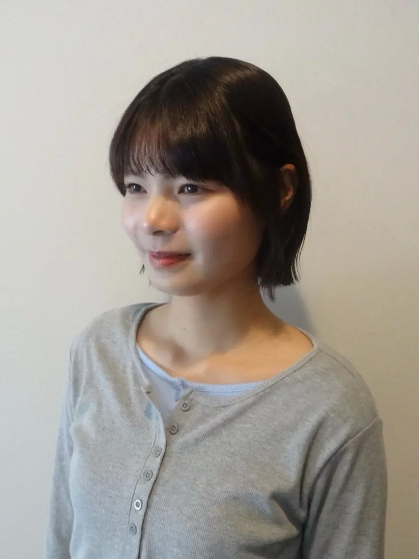 ショート ボブ 今田 菜月のヘアスタイル