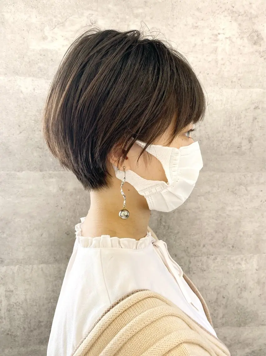 ショート ♡似合わせ ♡ハイトーン♡のヘアスタイル