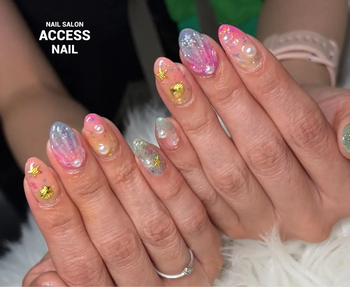 ネイル access nailのネイルデザイン