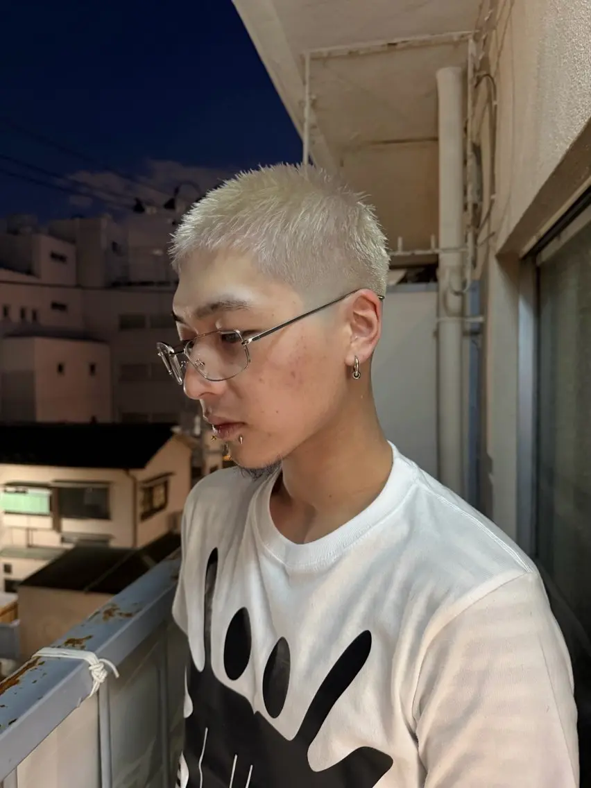 ショート カラー メンズ カット ヘアカラー 💈メンズ/パーマ 💈中目黒/谷のヘアスタイル