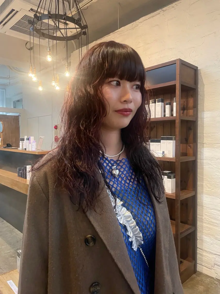 カラー YURiA レイヤー🫧のヘアスタイル