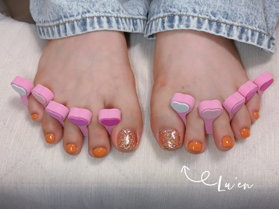 ネイル フットネイル フットネイル Lu’en Nailsのネイルデザイン