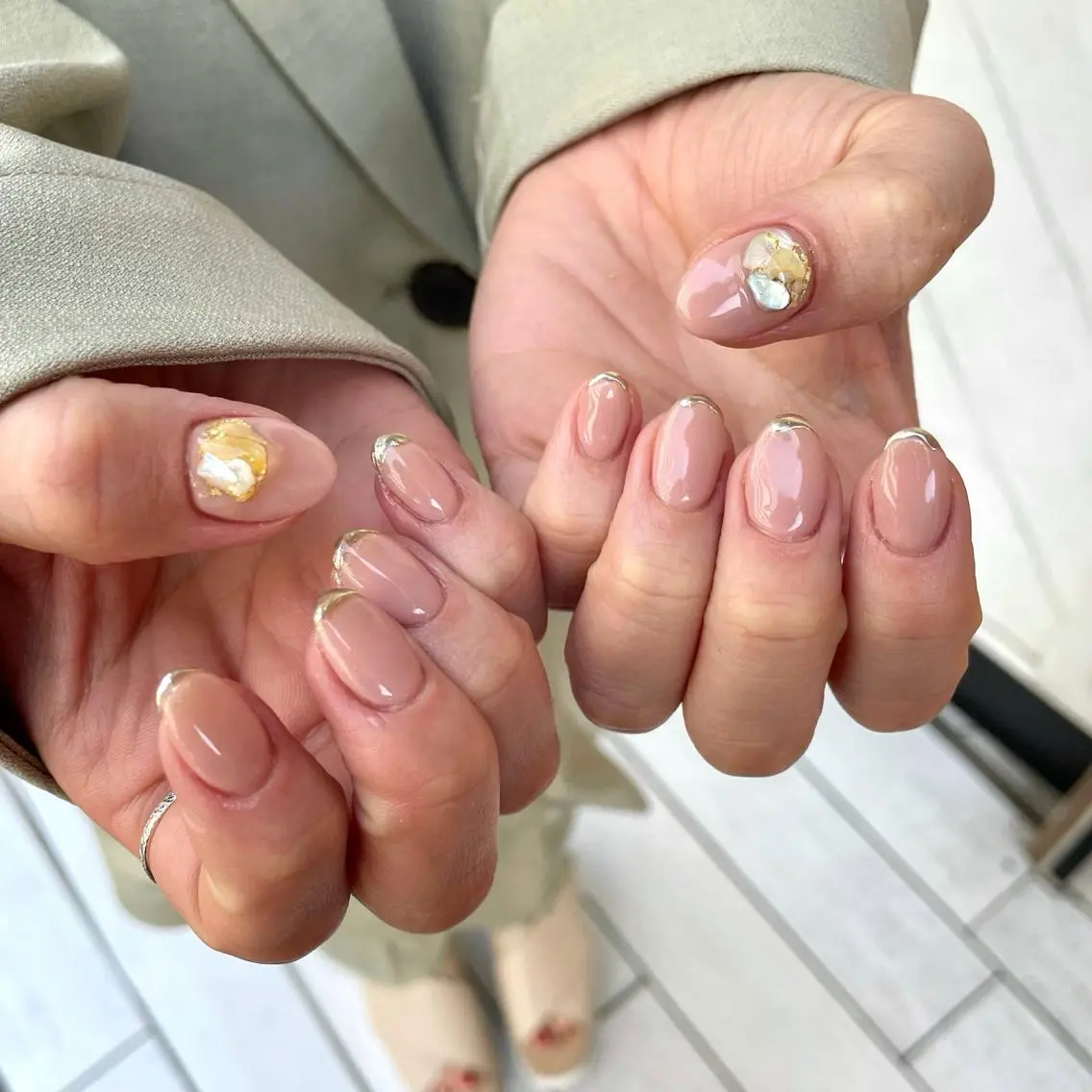 ネイル ハンドネイル 新井 ひなののネイルデザイン
