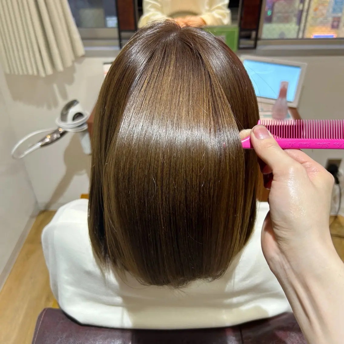 ♡カット+酸性ストレート+ウルティア4stepトリートメント♡の写真