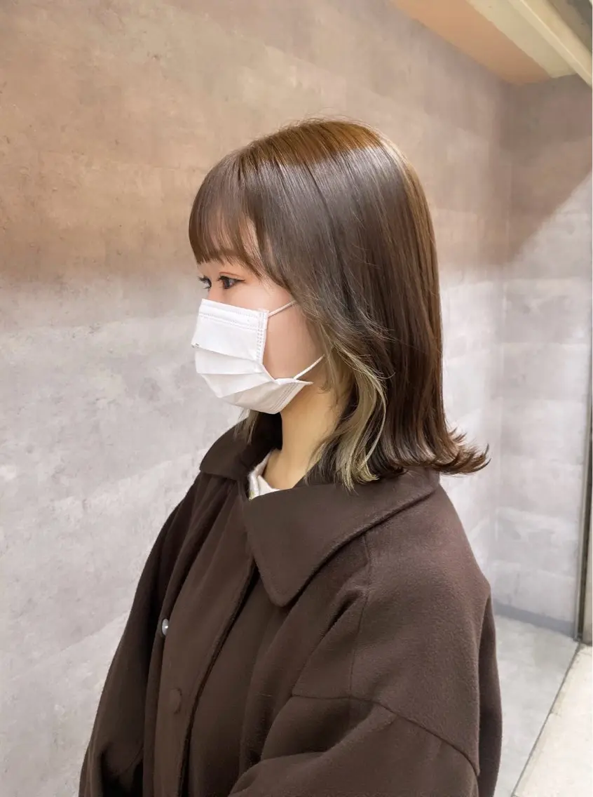 ミディアム カット ヘアカラー トリートメント 橋本 楓のその他イメージ