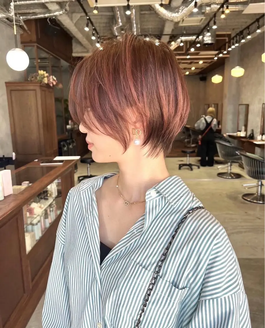 ショート カラー 大人女性の為の美容師 aoiのヘアスタイル