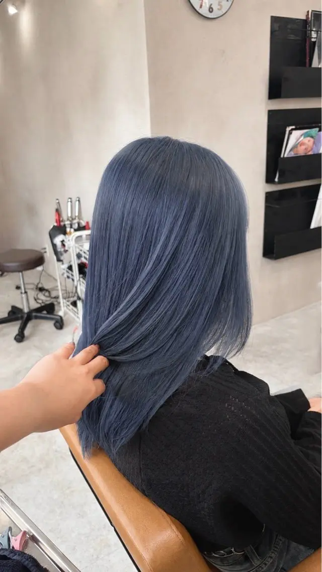 セミロング カラー ヘアカラー ハイトーン/レイヤー MERI🫧🌙のヘアスタイル