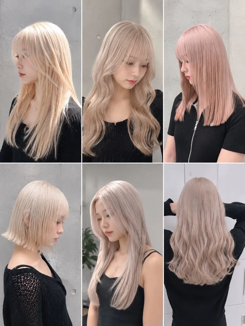 カラー ハイトーン/デザイン カラー/kaedeのヘアスタイル