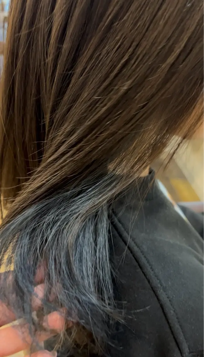 セミロング カット ヘアカラー トリートメント 大西 七海のヘアスタイル