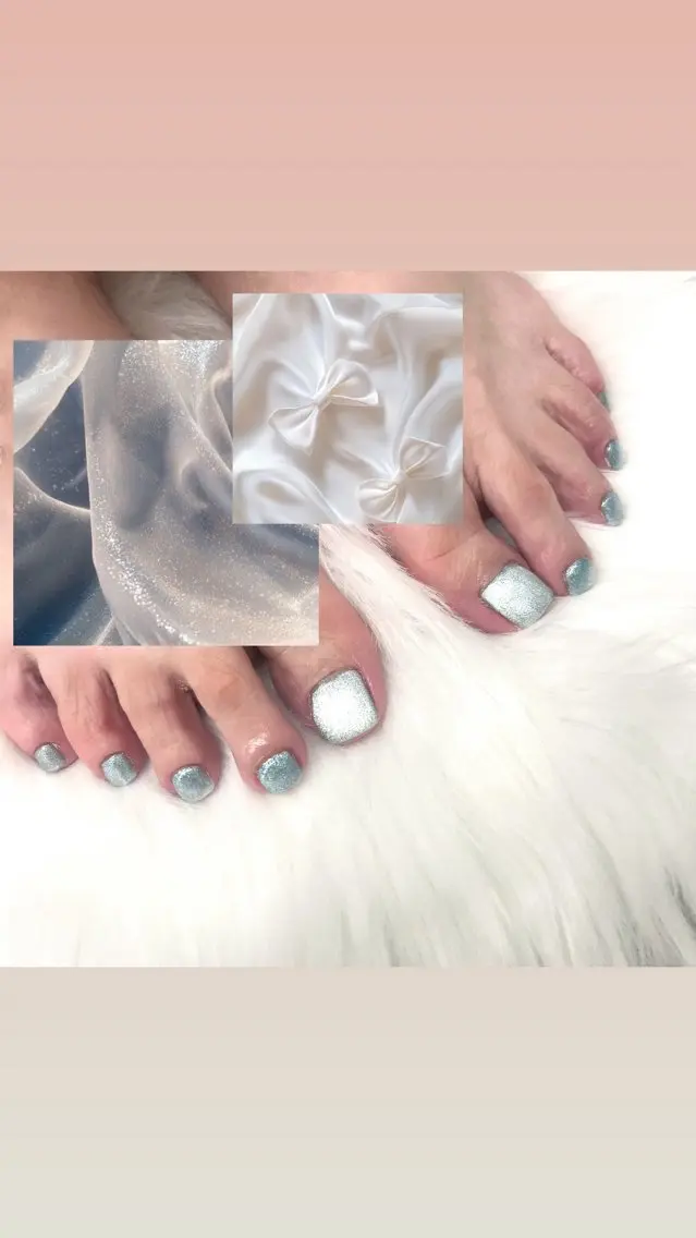 【オフあり】🈶フット🦶🏻💕うるうるマグネットコース/池袋/パラジェル変更可能🎀🤍指名料込¥7480の写真