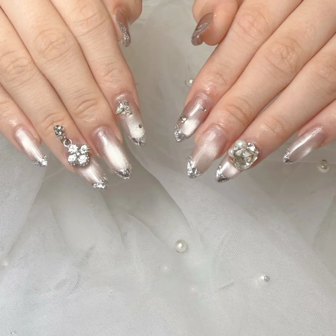 ネイル ハンドネイル mau🩵 堺筋本町nailのネイルデザイン