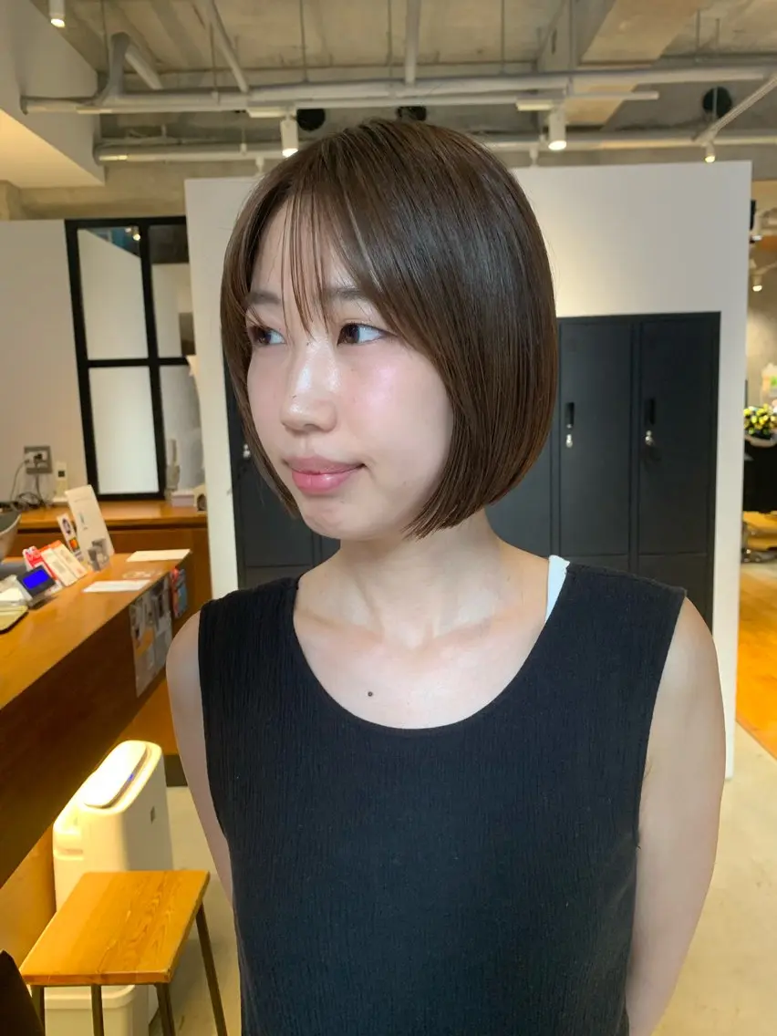 カット＋透明感カラー＋2stepオージュアトリートメントの写真