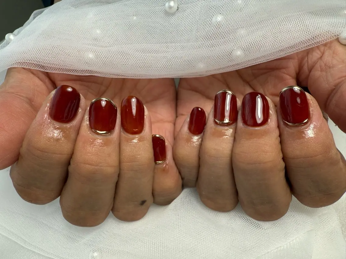 ネイル ミラーネイル ハンドネイル Nail Salon Rinoaのネイルデザイン