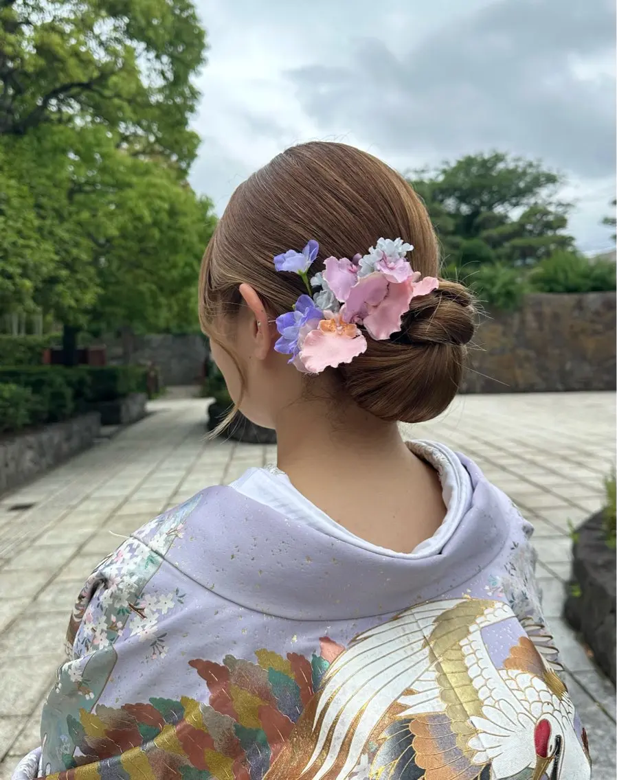ロング ヘアアレンジ ヘアセット 銀座/ヘアセット/ 島村美帆のヘアスタイル